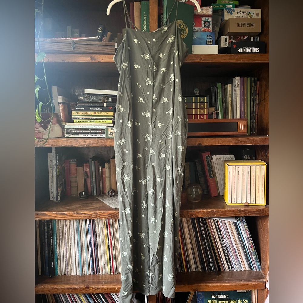 WILD FABLE Soft green floral jumpsuit